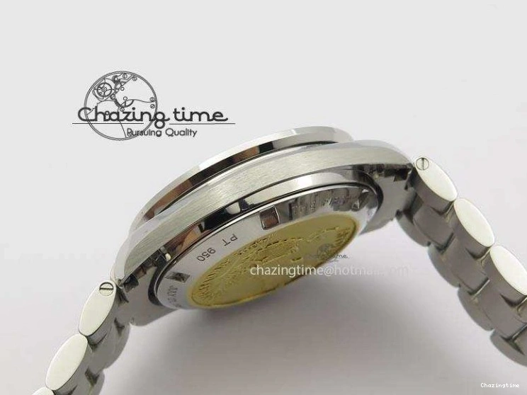 0524 Effortless Speedmaster Apollo 11 On SS Bracelet Manual Winding Chrono Movement 8225